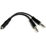 Cable Jack m vers 2 jack F Splitter 35cm