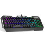 Clavier USB ADVANCE Réf : CLA-GTA250 GAMING touches rétro éclairé 7 couleurs RGB  touches semi-mécaniques