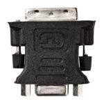Adaptateur Nedis DVI-I mâle vers VGA femelle (D-sub DE-15) (Noir)