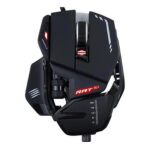 Mad Catz RAT 6+ Noir - Souris gamer filaire personnalisable - 11 boutons - LED RGB - 12000 DPI - Pixart PMW3360