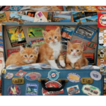 Puzzle Educa - Petits chats voyageurs (200 pièces) - 637155