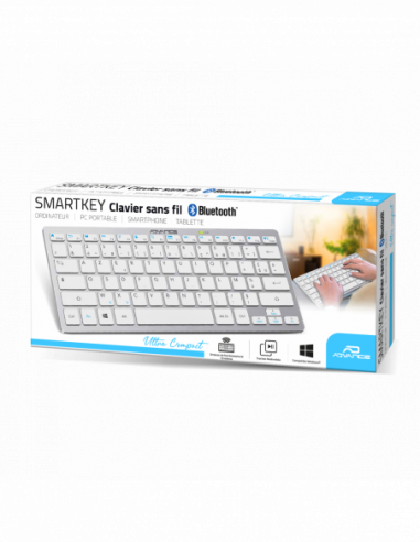Clavier sans fil Bluetooth Advance SmartKeys (Gris) - CLA-BT210FR – Image 3