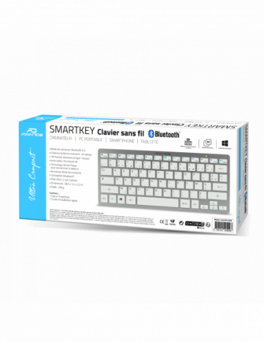 Clavier sans fil Bluetooth Advance SmartKeys (Gris) - CLA-BT210FR – Image 4