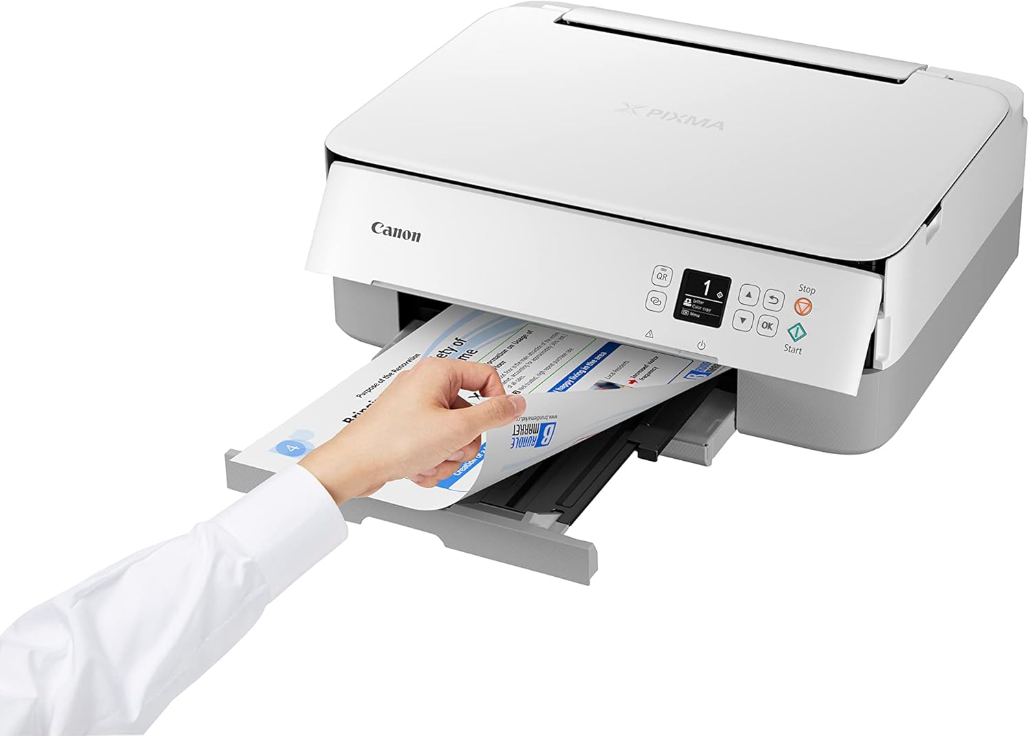 Imprimante Multifonction 3en1 Canon Pixma TS5351i (Blanc) - 4462C106 – Image 4