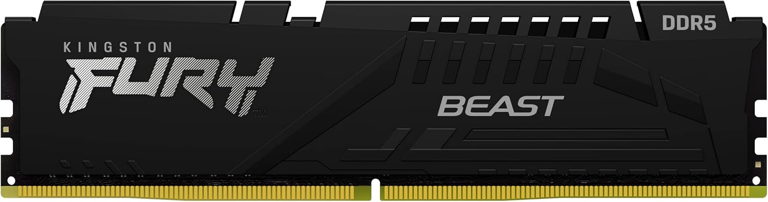 Kit Barrettes mémoire 16Go (2x8Go) DIMM DDR5 Kingston Fury Beast 5600MHz (Noir) - KF556C40BBK216 – Image 4