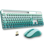 Pack Clavier + Souris S.fil ADVANCE PEPS 2.4GHz - COLORIS VERT Réf : CLS-SMT-GN