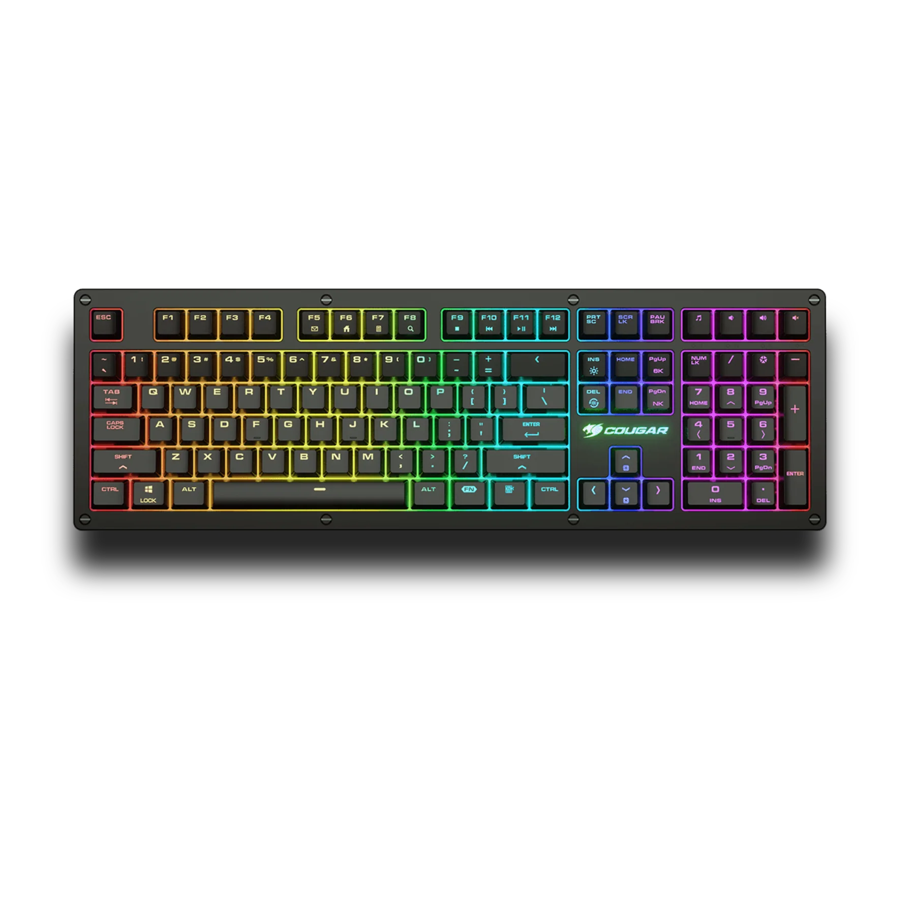Clavier Gamer mécanique (Cougar Red Mid-Switch) Cougar Puri RGB (Noir) - PURIRGBFR – Image 9