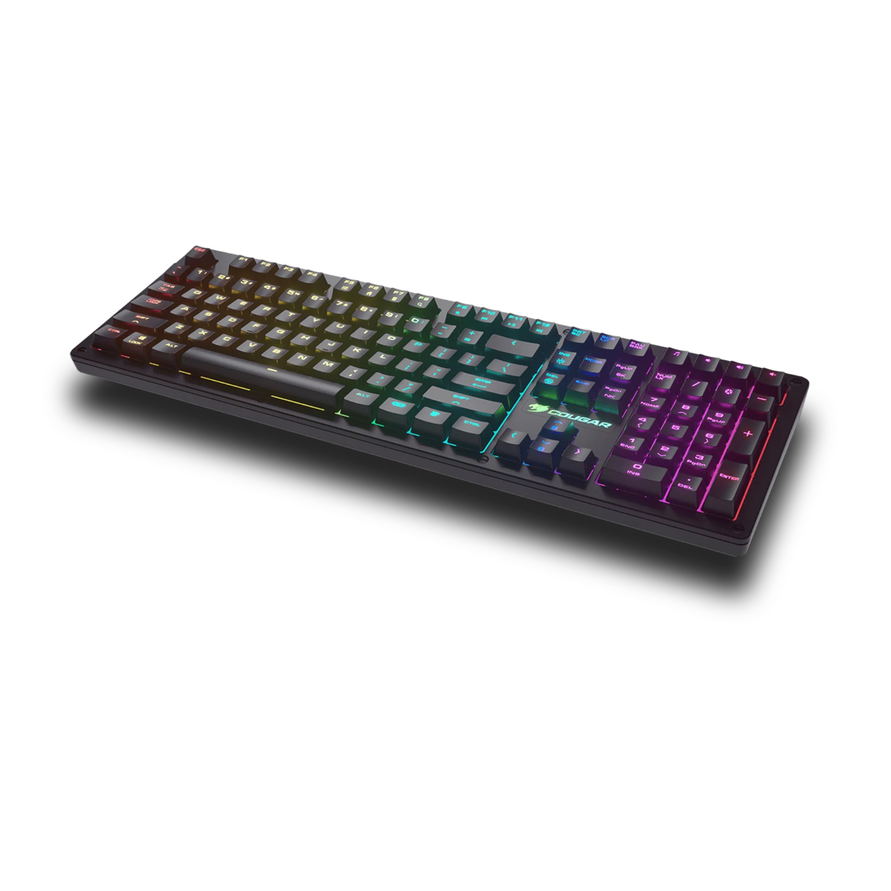 Clavier Gamer mécanique (Cougar Red Mid-Switch) Cougar Puri RGB (Noir) - PURIRGBFR – Image 8