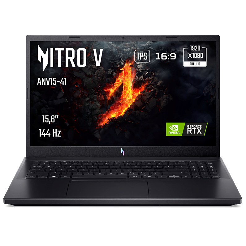 ACER Nitro V ANV15-41-R9NM, Gaming 15.6'' Full HD IPS 144Hz, AMD Ryzen 7 7735HS, NVIDIA GeForce RTX 4060, RAM 16 Go, 1024 Go SSD, Windows 11 Noir – Image 2